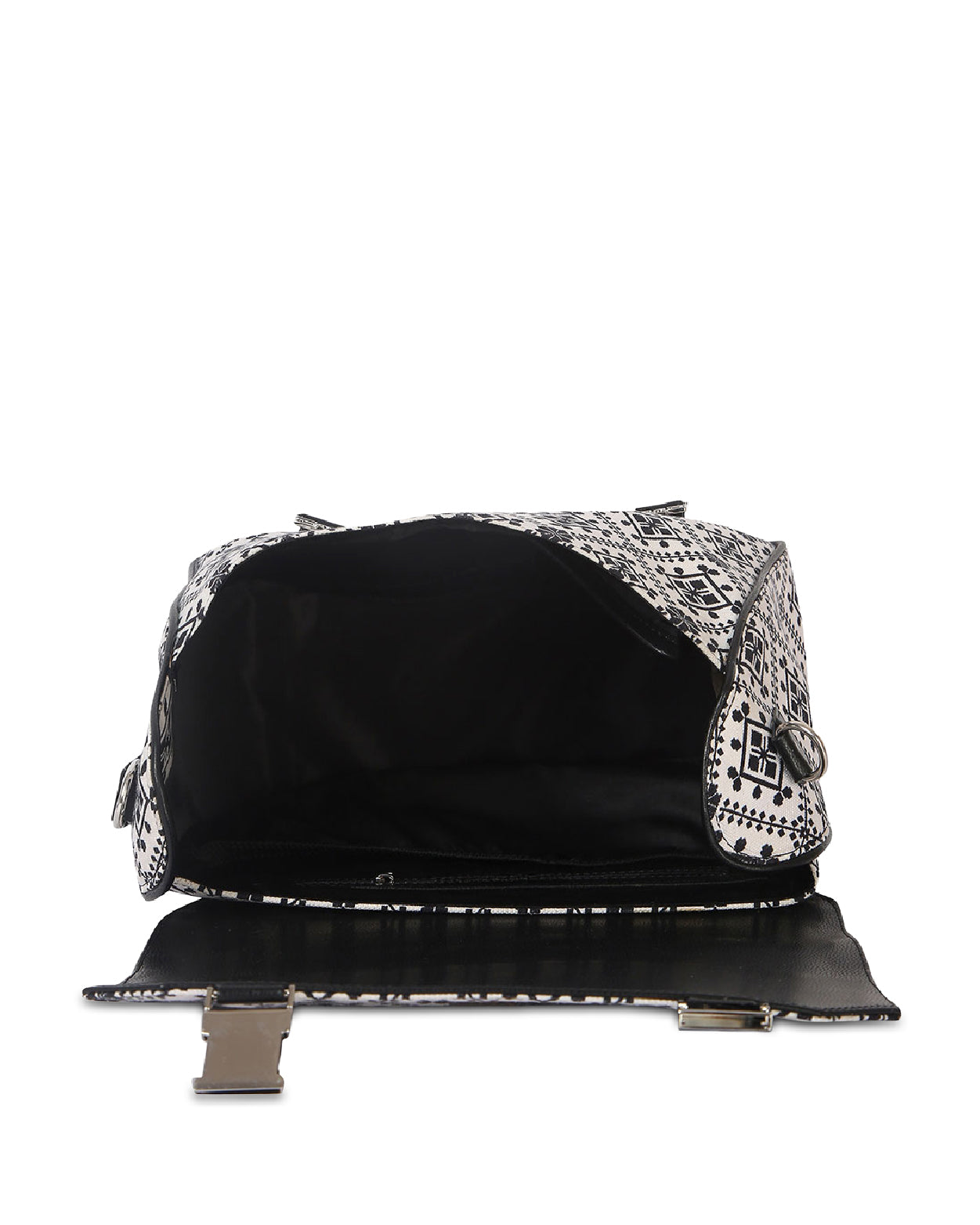 Monochrome Canvas Satchel