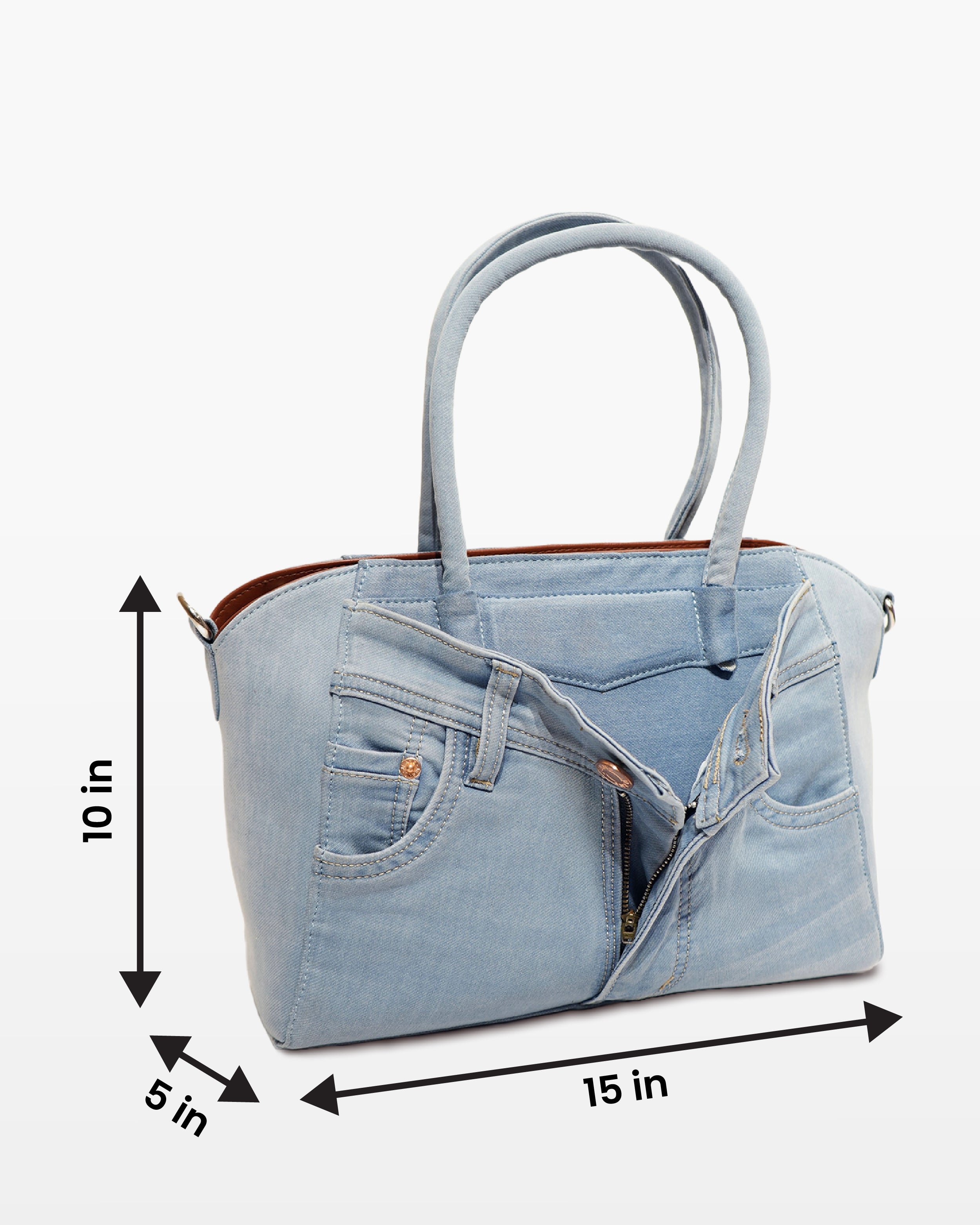 Chic Light Denim Tote