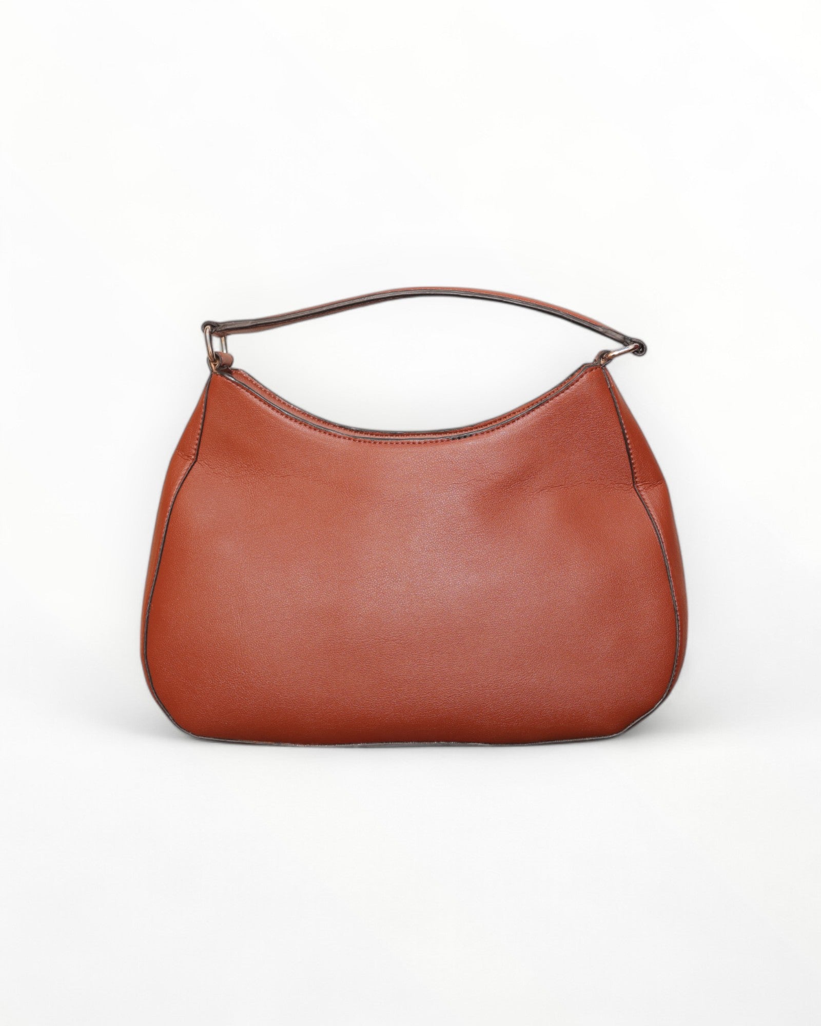 Rust Vegan Leather Hobo