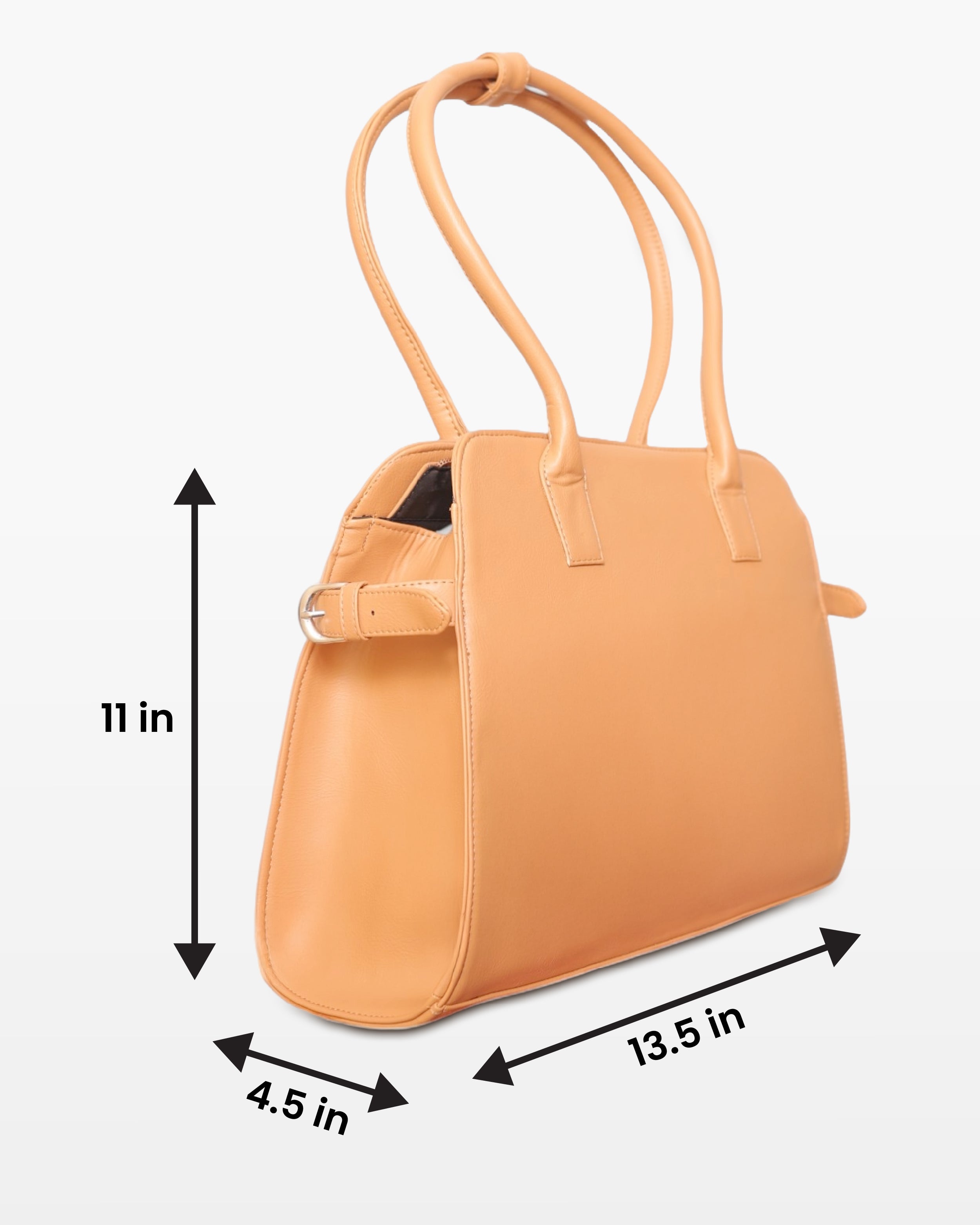 Caramel Vegan Leather Handbag