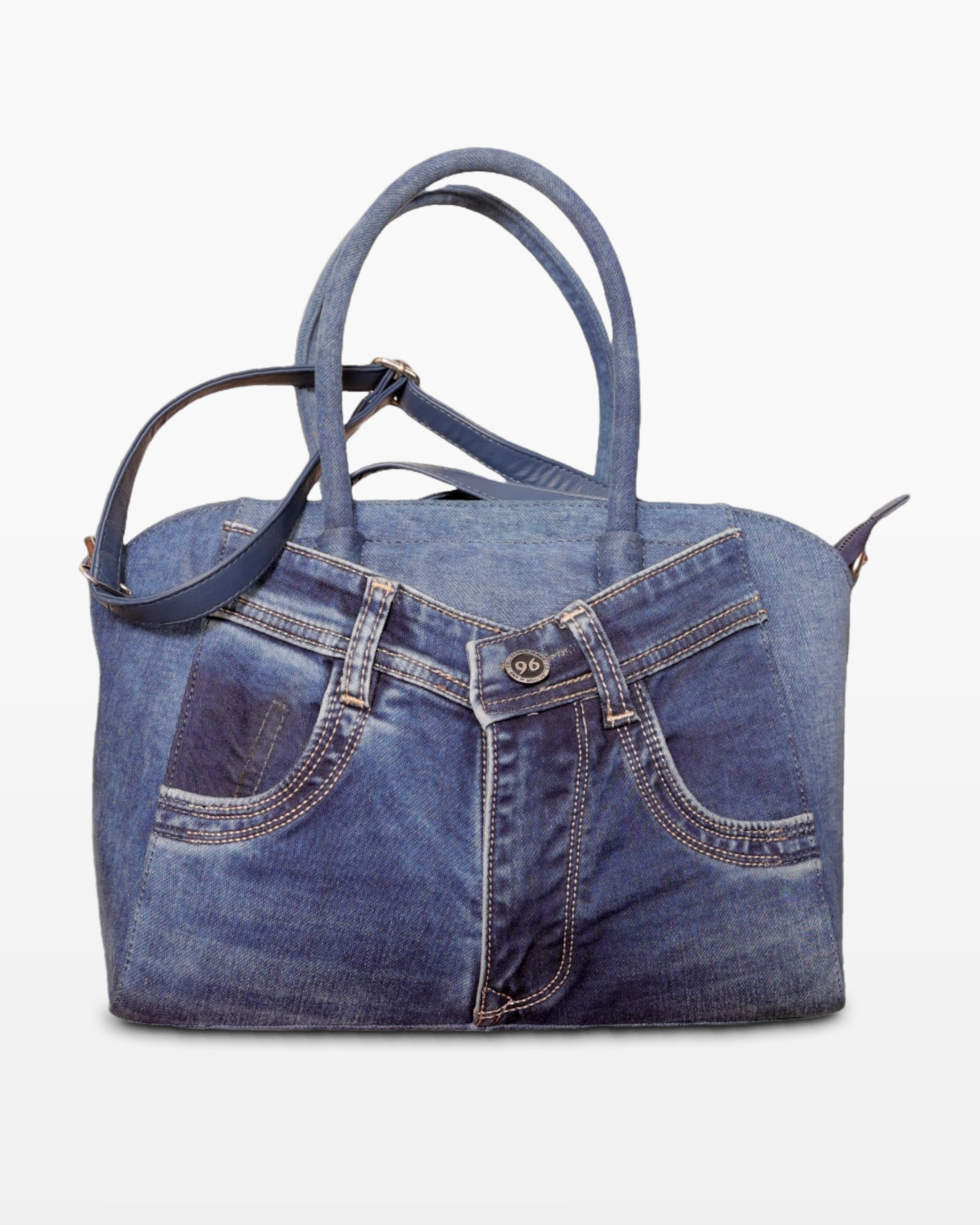 Chic Dark Denim Tote