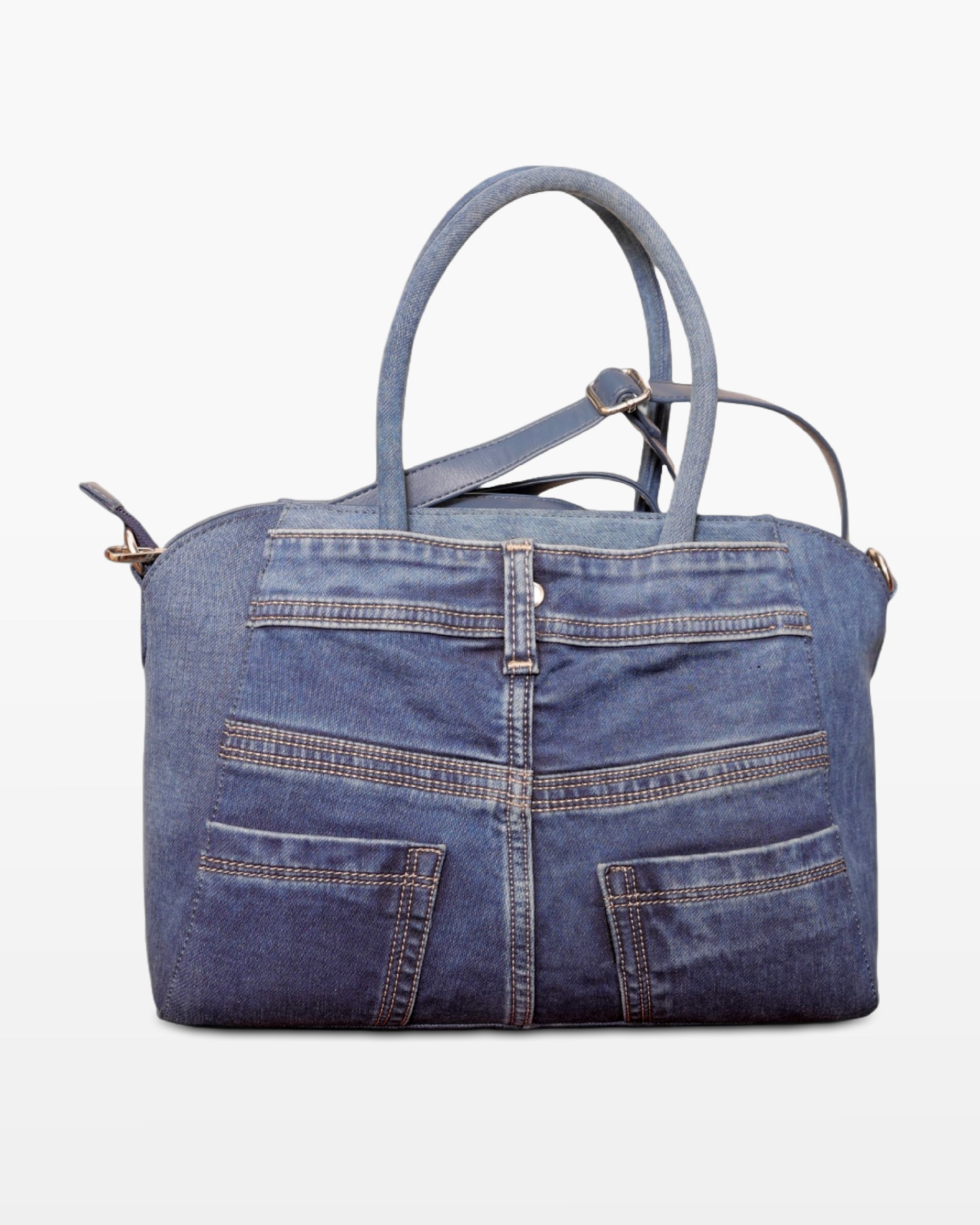 Chic Dark Denim Tote