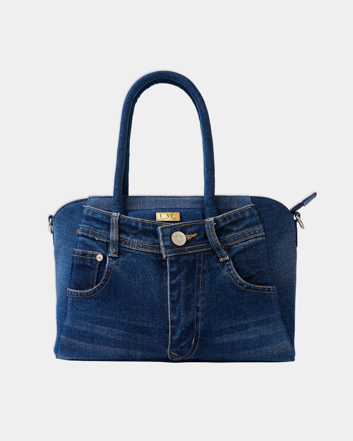 Chic Dark Denim Tote